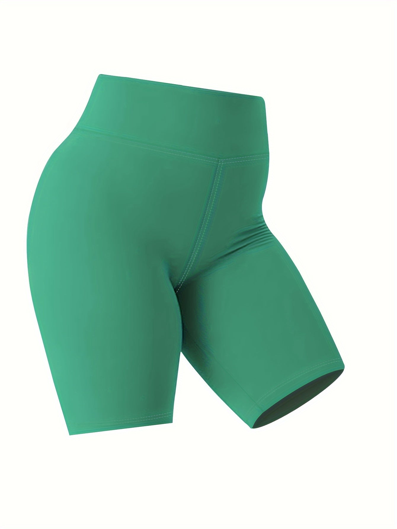 Women's High-Waisted Compression Yoga Shorts Quick-Dry No-Show Workout Activewear