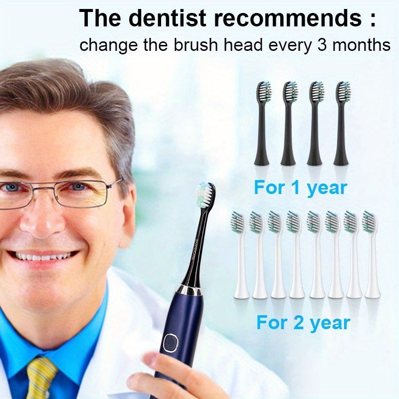 Sayohat qutisi va 8 ta o‘rnini bosadigan boshlar bilan elektr soniqli tish cho‘tkasi