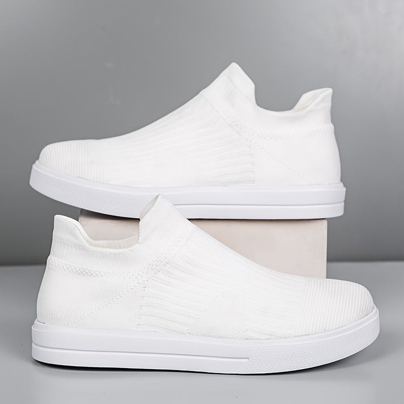 Plus Size Men Slip-On Shoes Casual Breathable Fabric EVA Sole All-Season