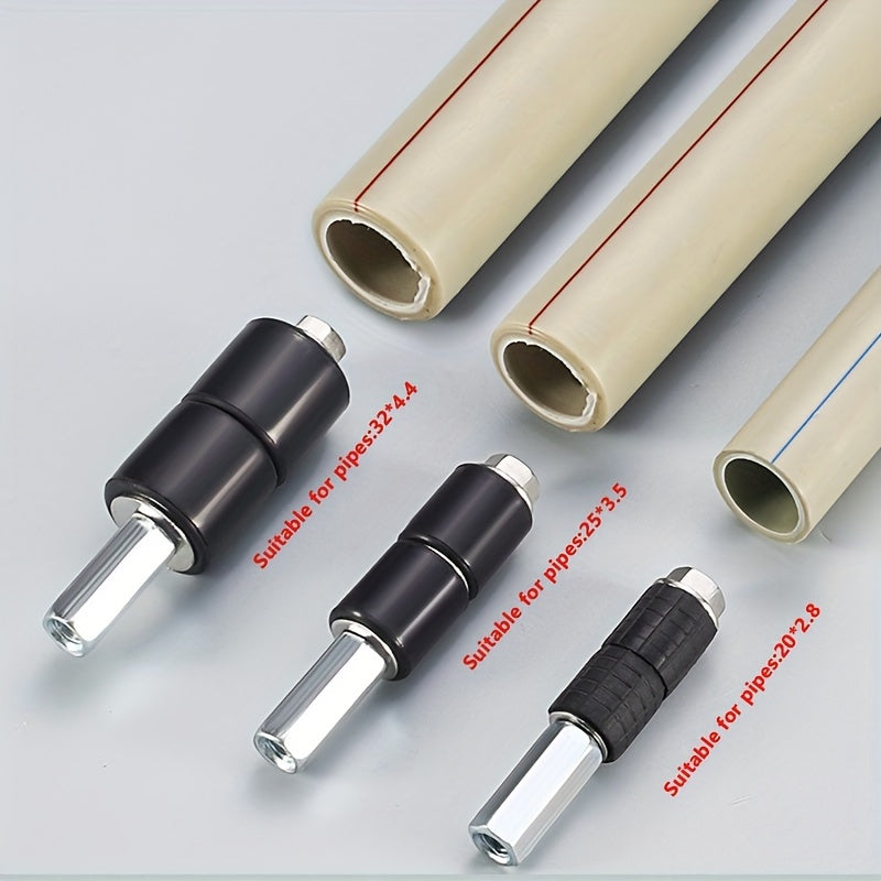 Stainless Steel Plumbing Repair Tool Set with T-Handle and Expansion Heads