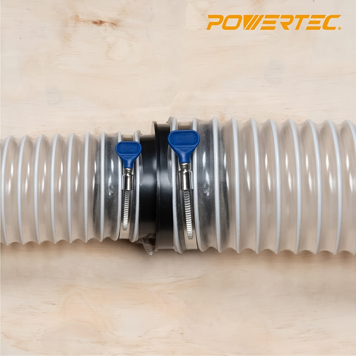 POWERTEC 70170 uchun plastik materialni kamaytiruvchi chang to'plovchi aksessuar, 5 dyuymdan 4 dyuymgacha