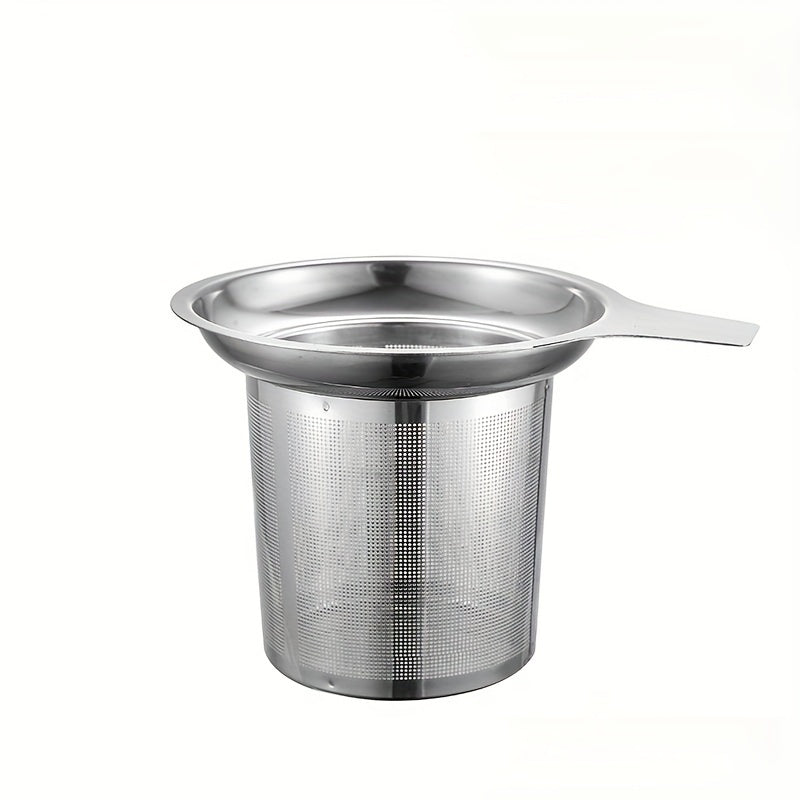 304 zanglamaydigan po'latdan yasalgan choy uchun choy damlamasi uchun tarmoq filtri, bardoshli va oson ishlatiladigan