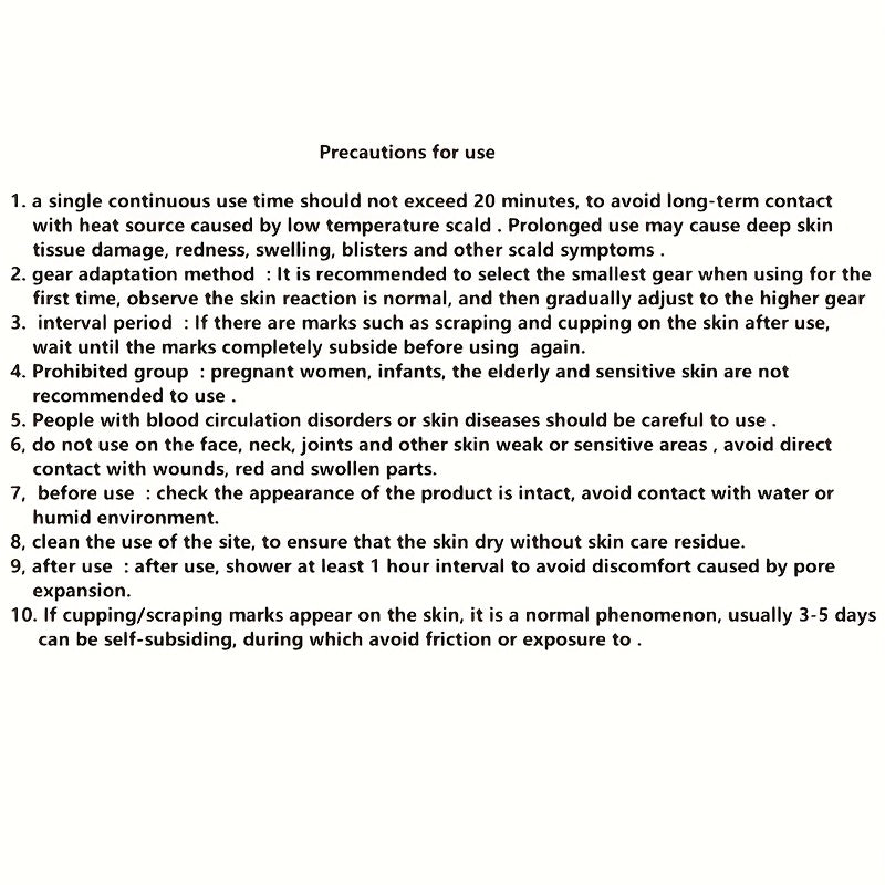 USB zaryadlash, raqamli ko'rsatkich, 9 darajali sozlanadigan tanani qirqish vositasi, 1200mAh batareya, issiq siqish bilan 8 ta temir to'pga ega ko'p funksiyali bankalar massaji qurilmasi. Uyda, biznesda foydalanish uchun ideal.