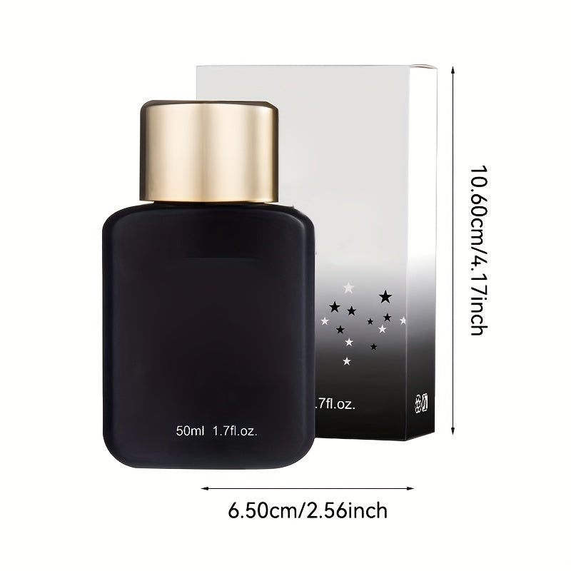 Men's Ocean-Inspired Cologne 50ml Long-Lasting Fresh Woody Scent for Dates and Parties