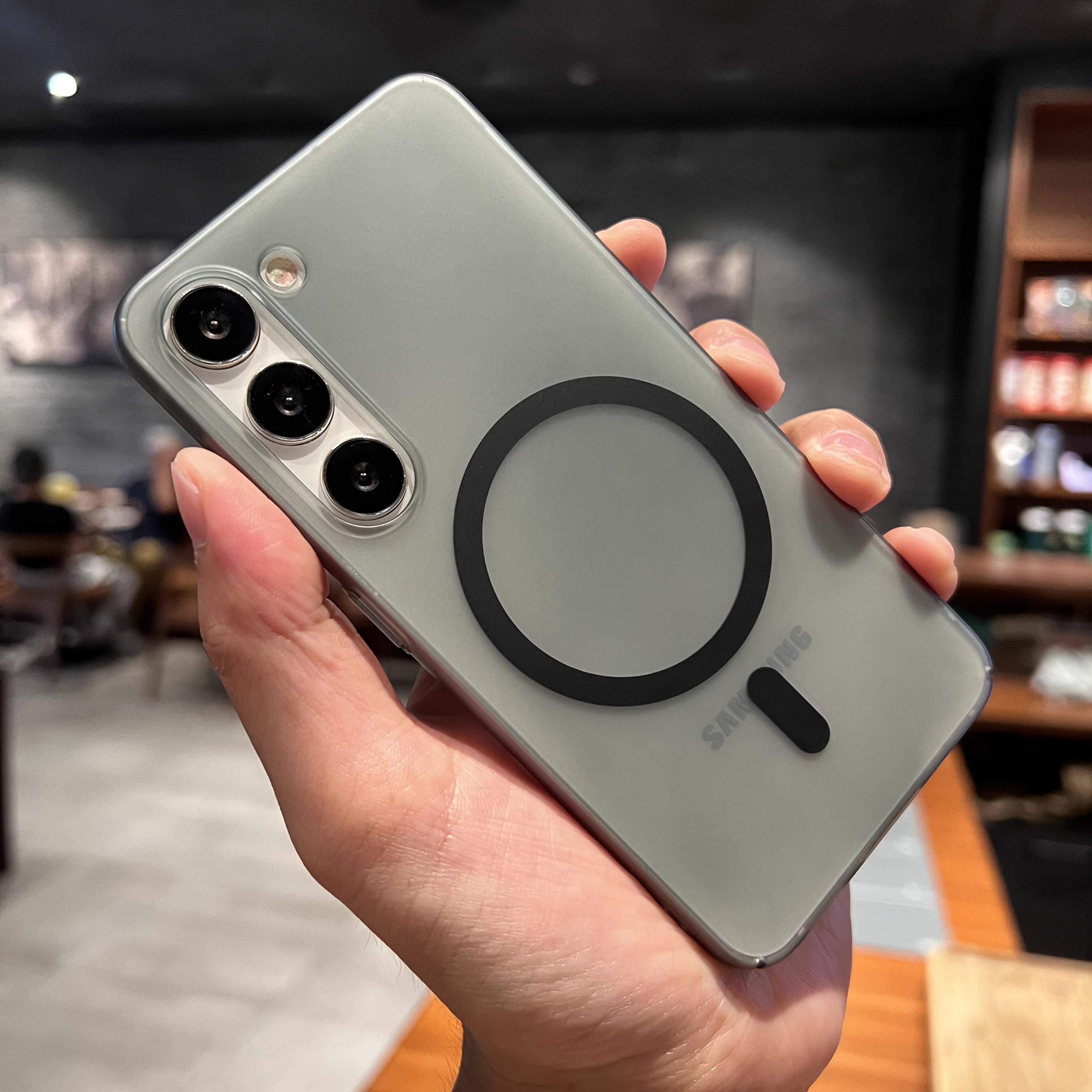 Frosted PC Phone Case for Samsung S25 Ultra S24 Plus S24 Ultra Wireless Charging Compatible