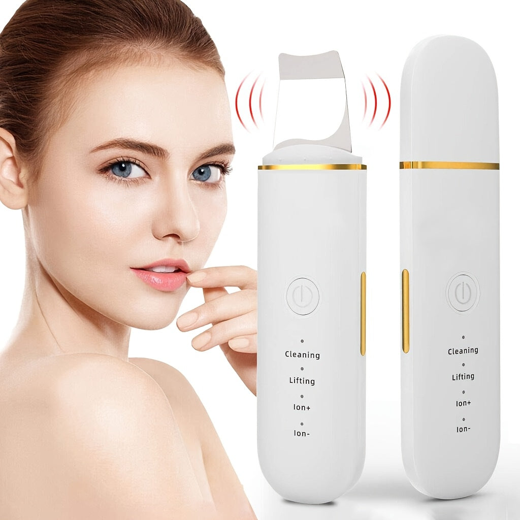 Rechargeable Facial Cleansing Brush with 4 Modes and Adjustable Intensity