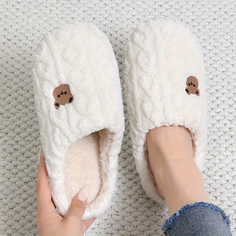 Ayollar Erkaklar uchun Kartaon O'rmon Oyoq kiyimlari Qattiq yopishmaydigan issiq qulay indoor shippaklar