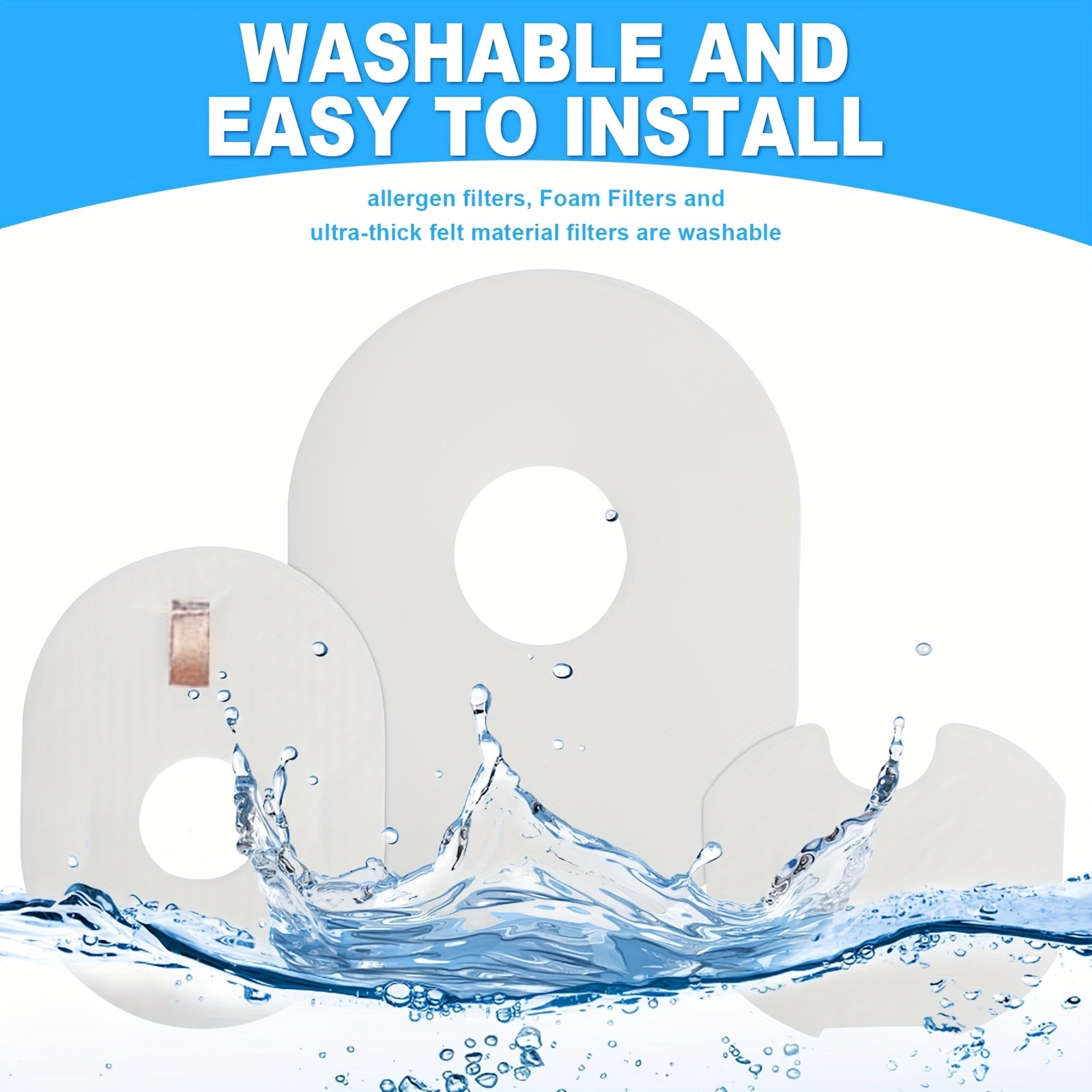 HV300 seriyali changyutgichlar uchun almashtirish filtrlar - ko'pik va tuyaq filtrlarni o'z ichiga oladi, HV300, HV300W, HV301, HV302, HV303, HV305, HV308, HV310 va UV450 modellari uchun mos keladi.