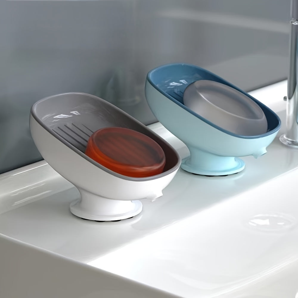 Plastik oval sabun idishi, oktopus so'rg'ichi, sirpanmaydigan asos. Sabunni ushlab turish uchun hammomda yoki oshxonada ishlatilishi mumkin. Hashamatli yengil dizayn.