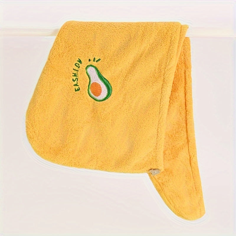 Women's Microfiber Hair Turban Cap Soft Coral Fleece Adjustable Hair Wrap for Shower Spa