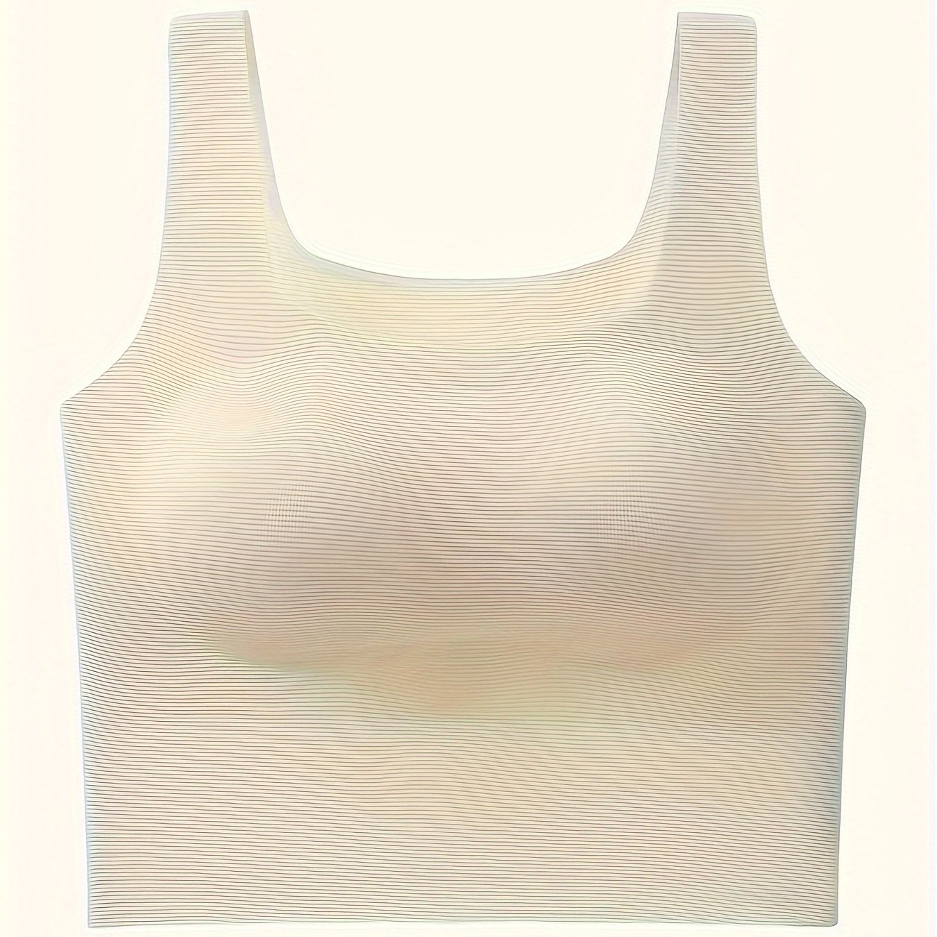 Women's Seamless Wire-Free Sports Bra with Breathable Non-Padded Side Support in Nylon Spandex Plus Size