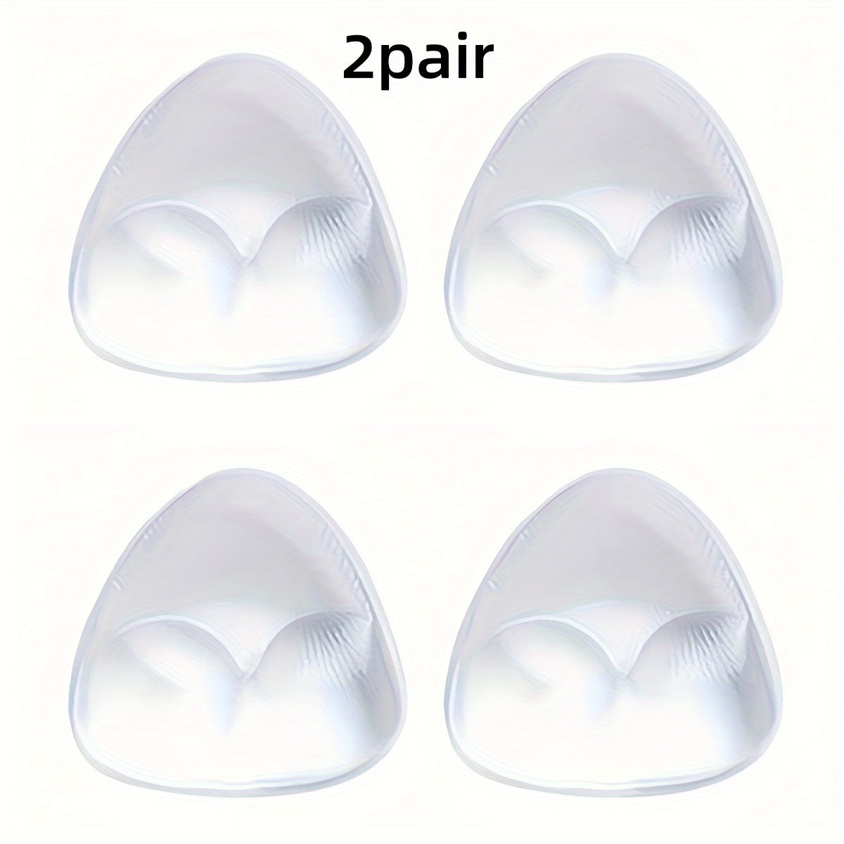 Inserciones de silicona para sujetador para realce de escote invisible, impermeables, reutilizables para sujetadores y trajes de baño