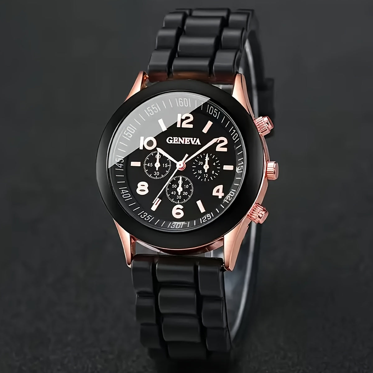 4-Piece Couple Quartz Watch Set with Colorful Love Magnetic Necklace Soft Strap Gift for Valentine's