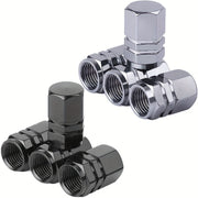 4 dona alyuminiy g'ildirak ventili bo'lagi qopqog'i Universal olti burchakli gaskets avtomobil, SUV, velosiped, mototsikl uchun