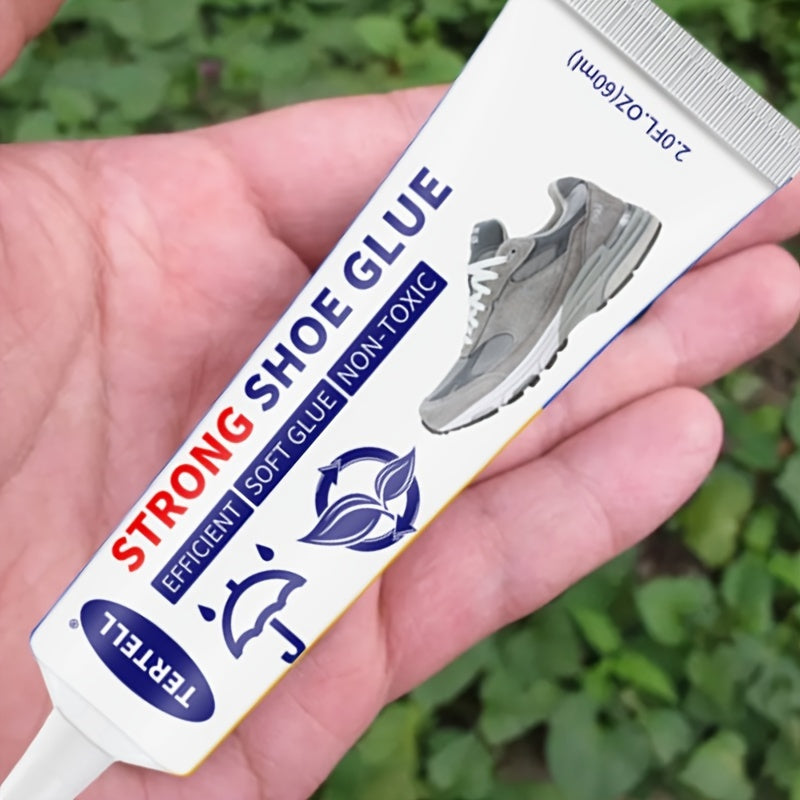 Strong Waterproof Shoe Glue 60ml Non-Toxic Transparent Adhesive for Plastic Repairs