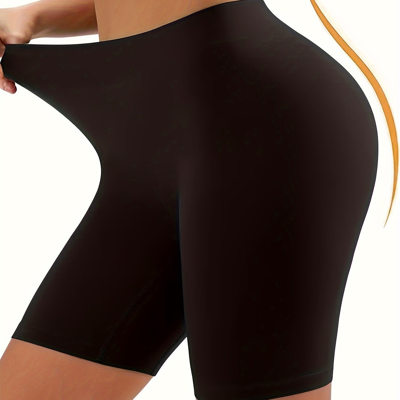 Women’s High Waist Shaping Shorts Breathable Tummy Control Butt Lift Seamless Solid