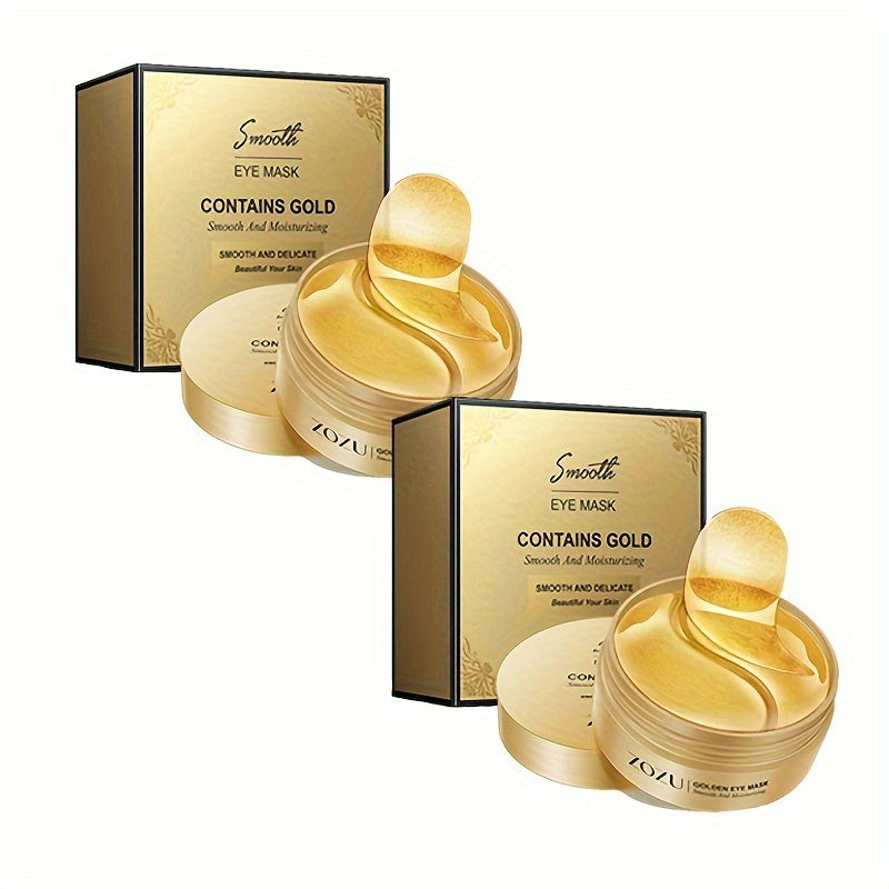 Unisex All Skin Moisturizing Eye Masks with Avocado and Gold for Firming and Tightening