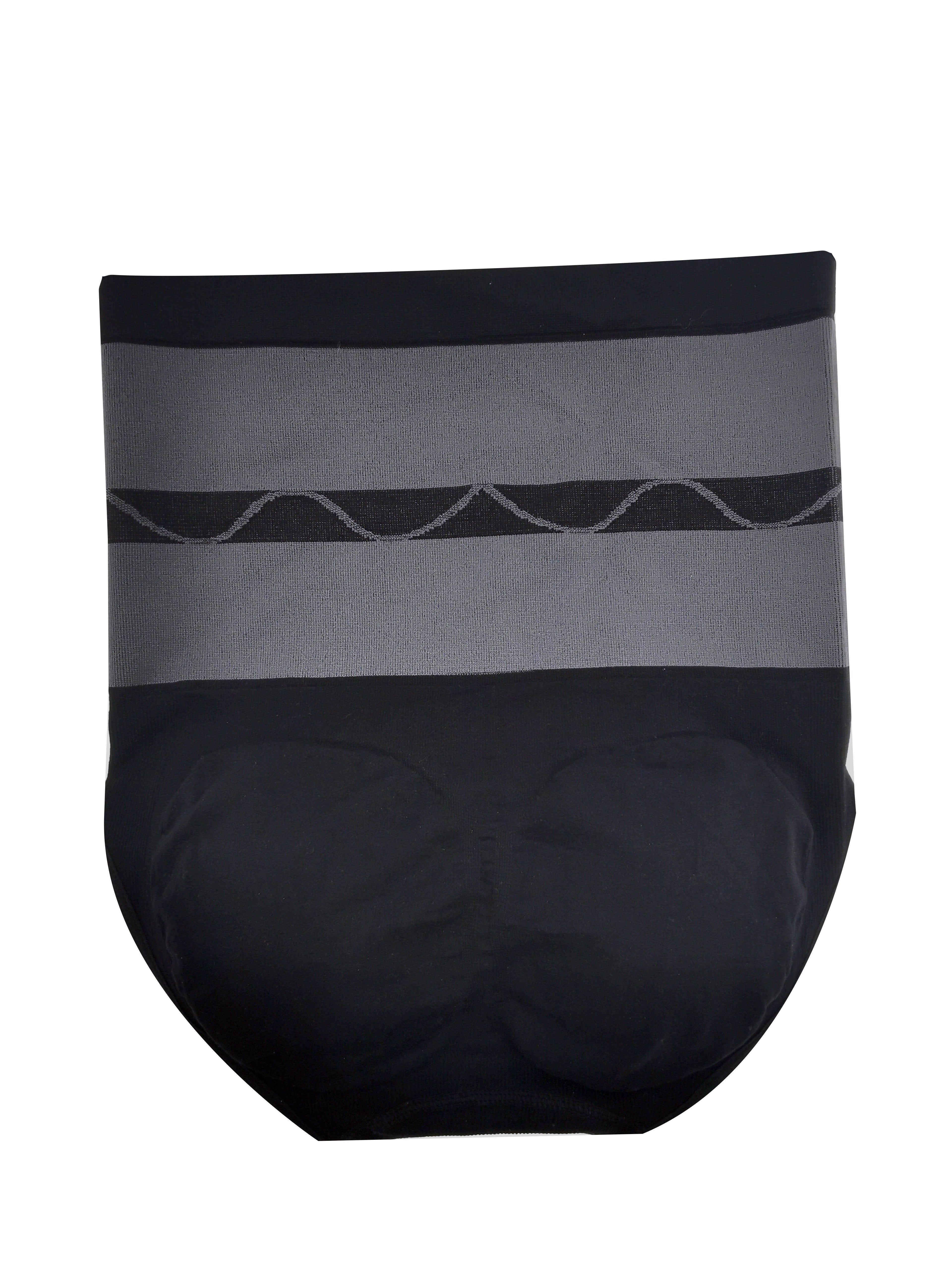 High Waist Shaping Panties Tummy Control Butt Lift Solid Color Briefs for Women