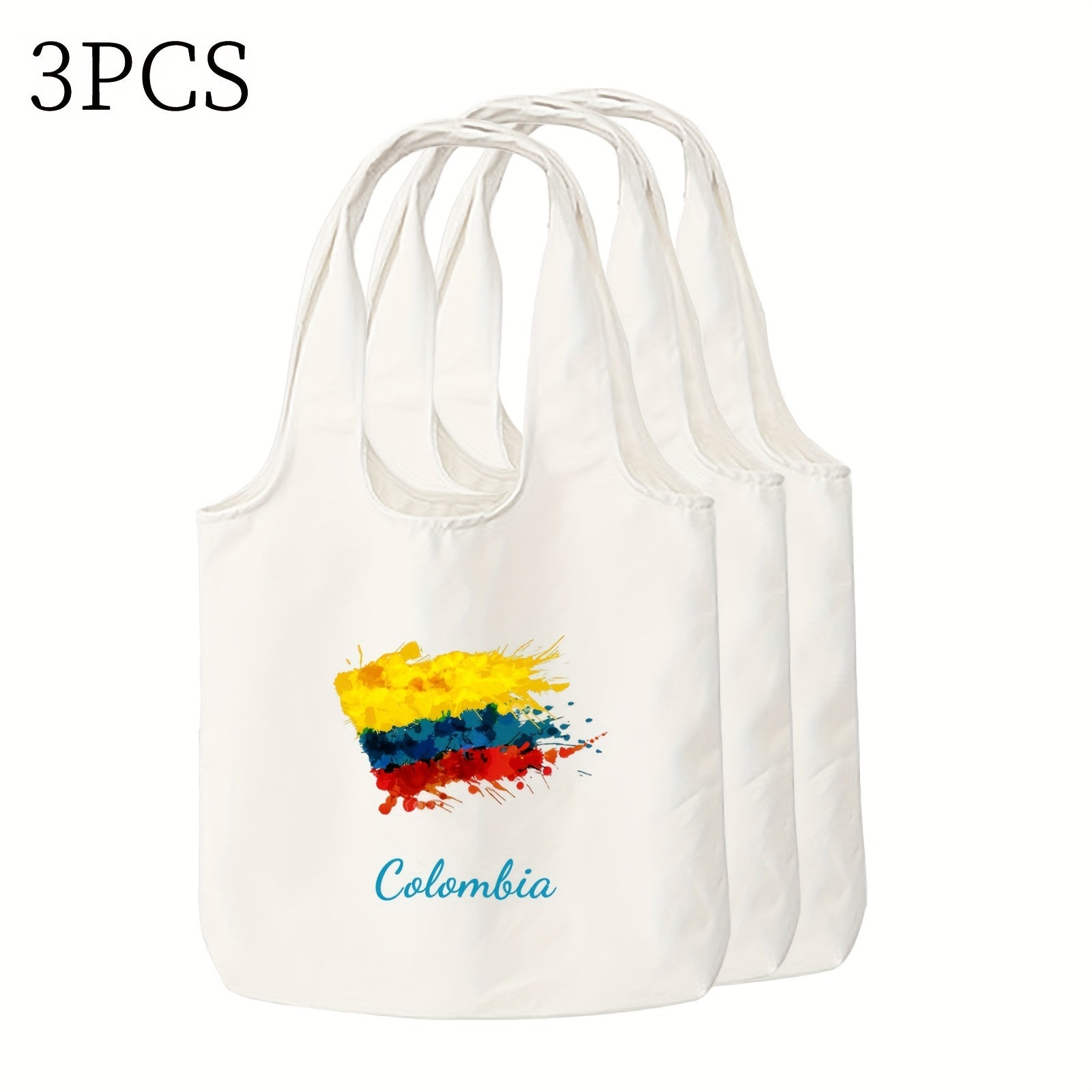 Canvas Hand Carry Bag with Personalized Double-Sided Printing for Daily Use
