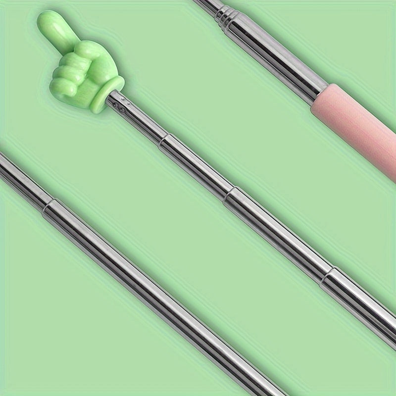 Varita retráctil para lectura para enseñanza de piano y uso doméstico