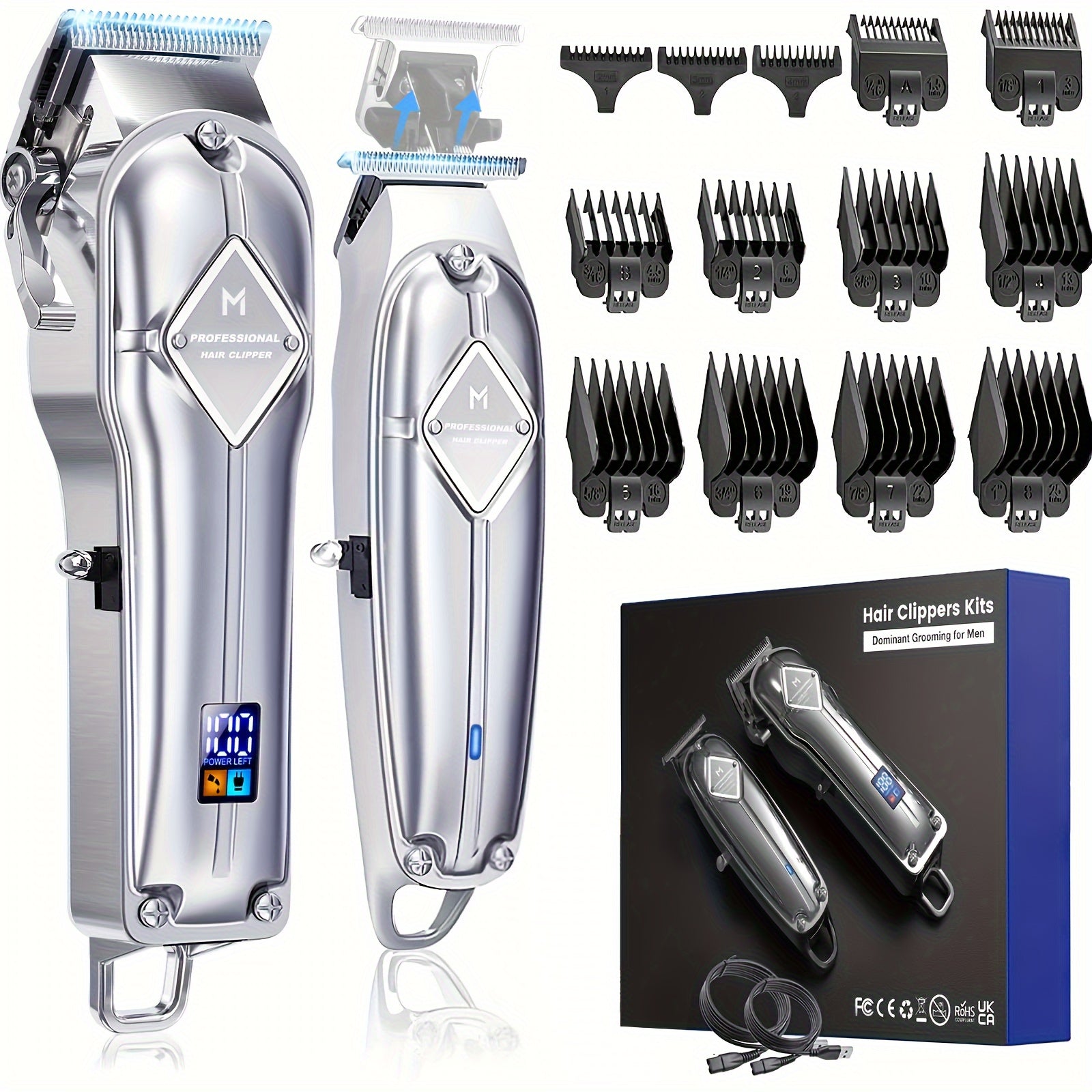 Unisex brend, Erkaklar uchun Soch Kesgichining Silvery versiyasining combo variantini taklif qiladi.