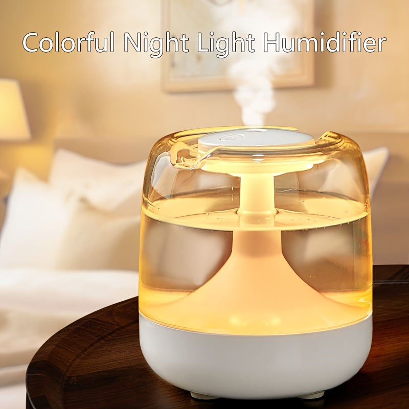 Small USB Plug-In Humidifier Aromatherapy Machine 2-In-1 Night Light