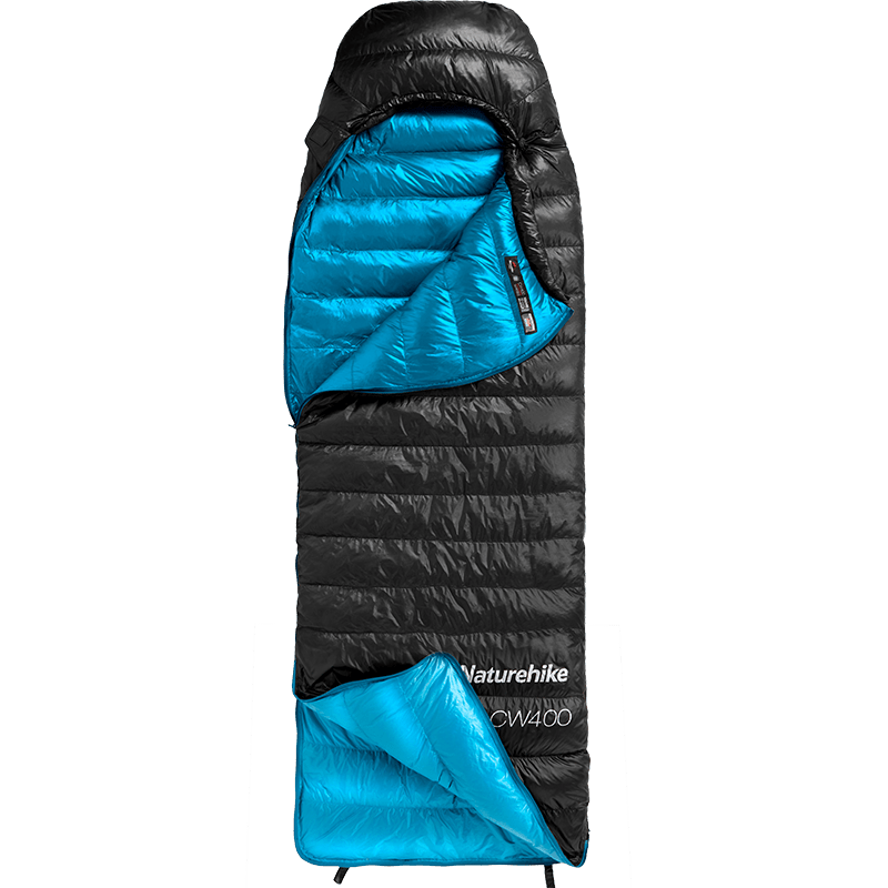 Ultra-Light Down Sleeping Bag for Winter Camping Nylon Insulated Zipper