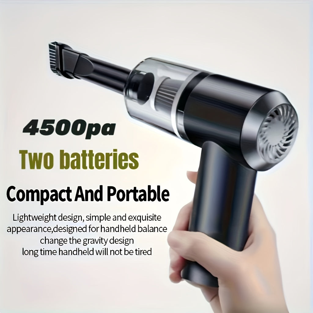 Handheld USB Rechargeable Car and Home Vacuum Cleaner Portable Dust Collector