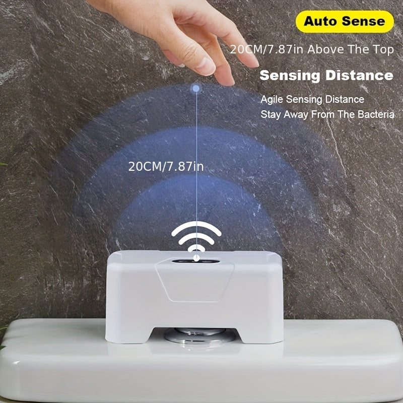 Smart Sensor Flusher Automatic Hands-Free Toilet Flush Device Rechargeable Battery