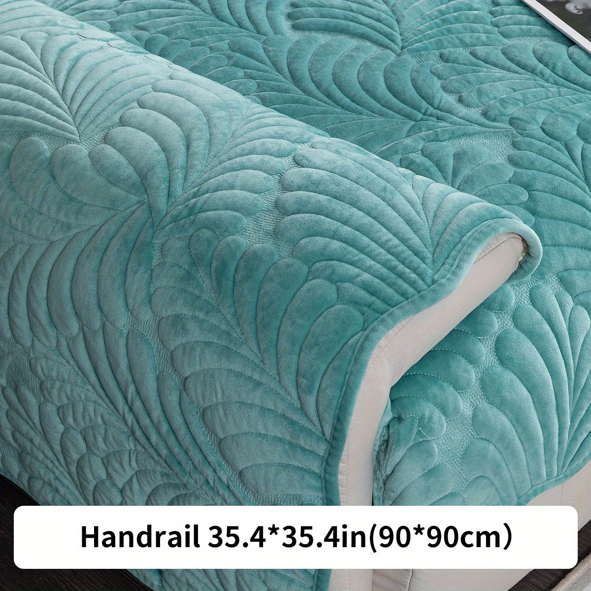 Короткий плюшевый чехол для дивана на все сезоны, идеально подходит для домашнего декора в спальне, офисе или гостиной. Исключает спинку, подлокотники и наволочку.