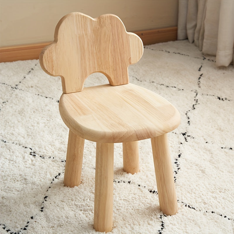 Wooden Stool for Shoes Entryway Small Solid Wood Seat Living Room Use