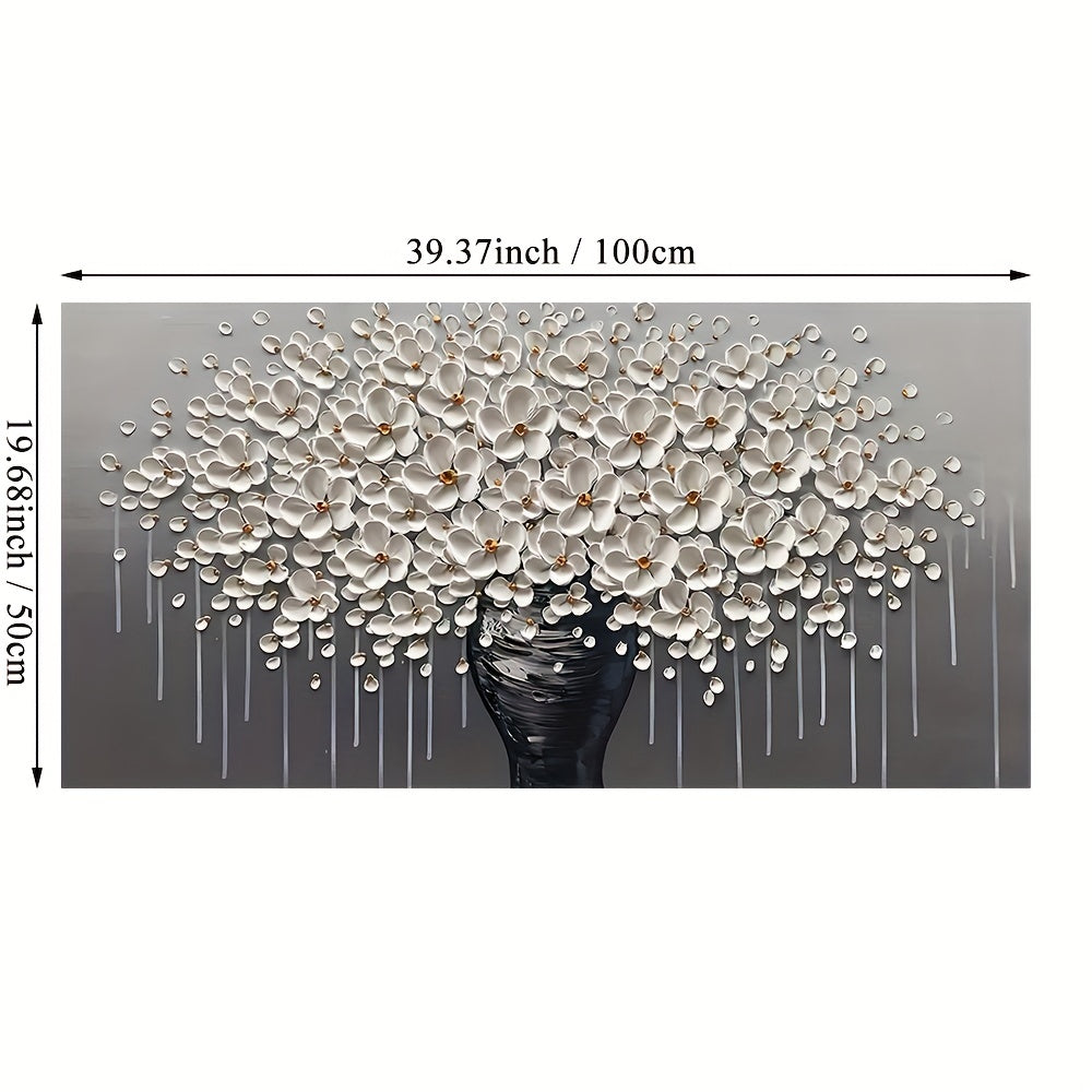 Abstract Golden Tree Flower Canvas Wall Art for Modern Living Room Decoration