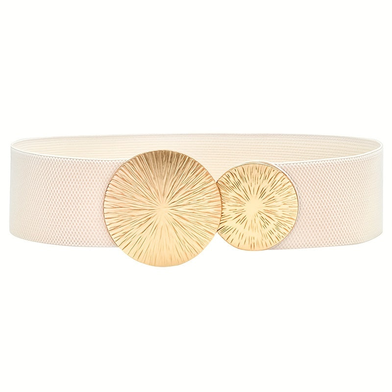 Ayollar uchun vintage kengaytiriladigan belbog' bilan oltin tokchali