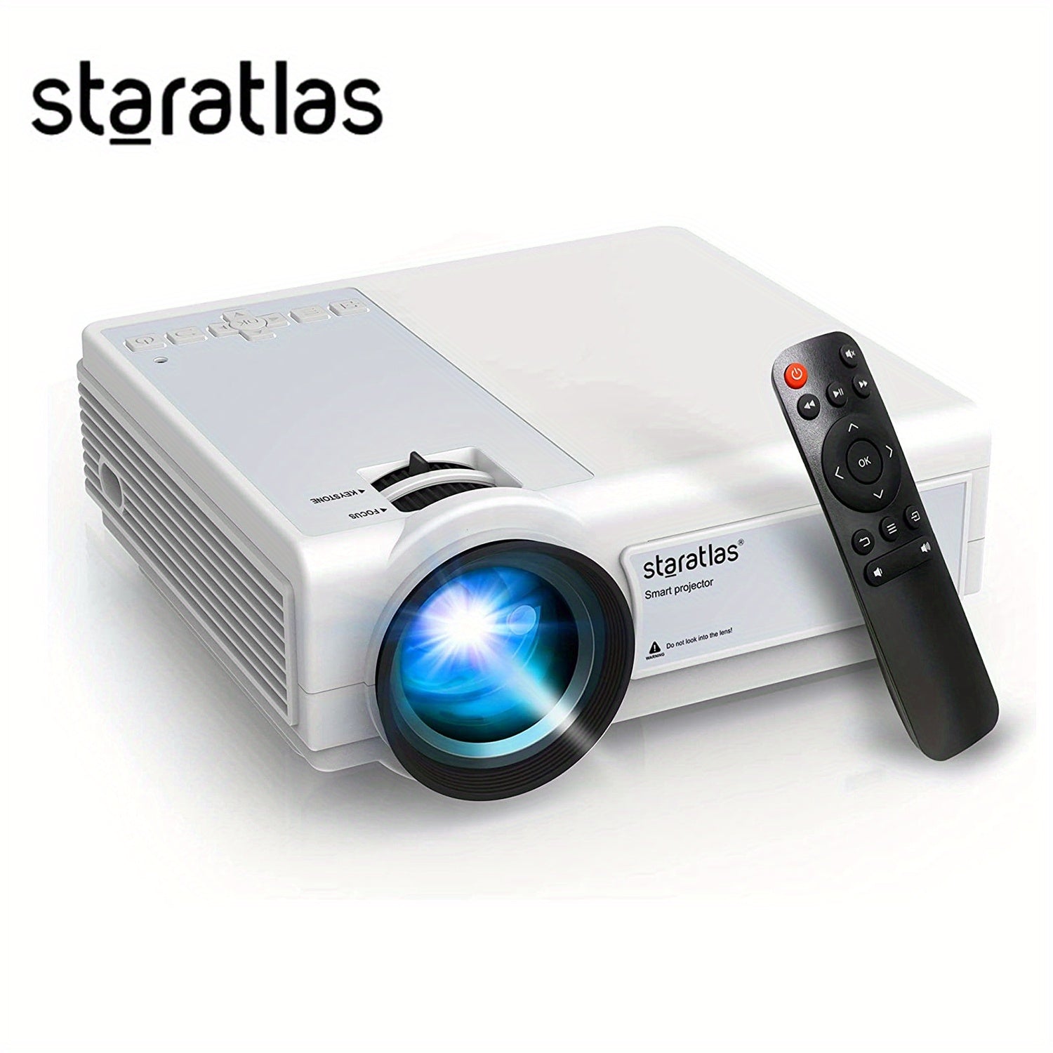 Portable Projector with Wi-Fi HD LCD 1080p Full HD Home Cinema Office Use