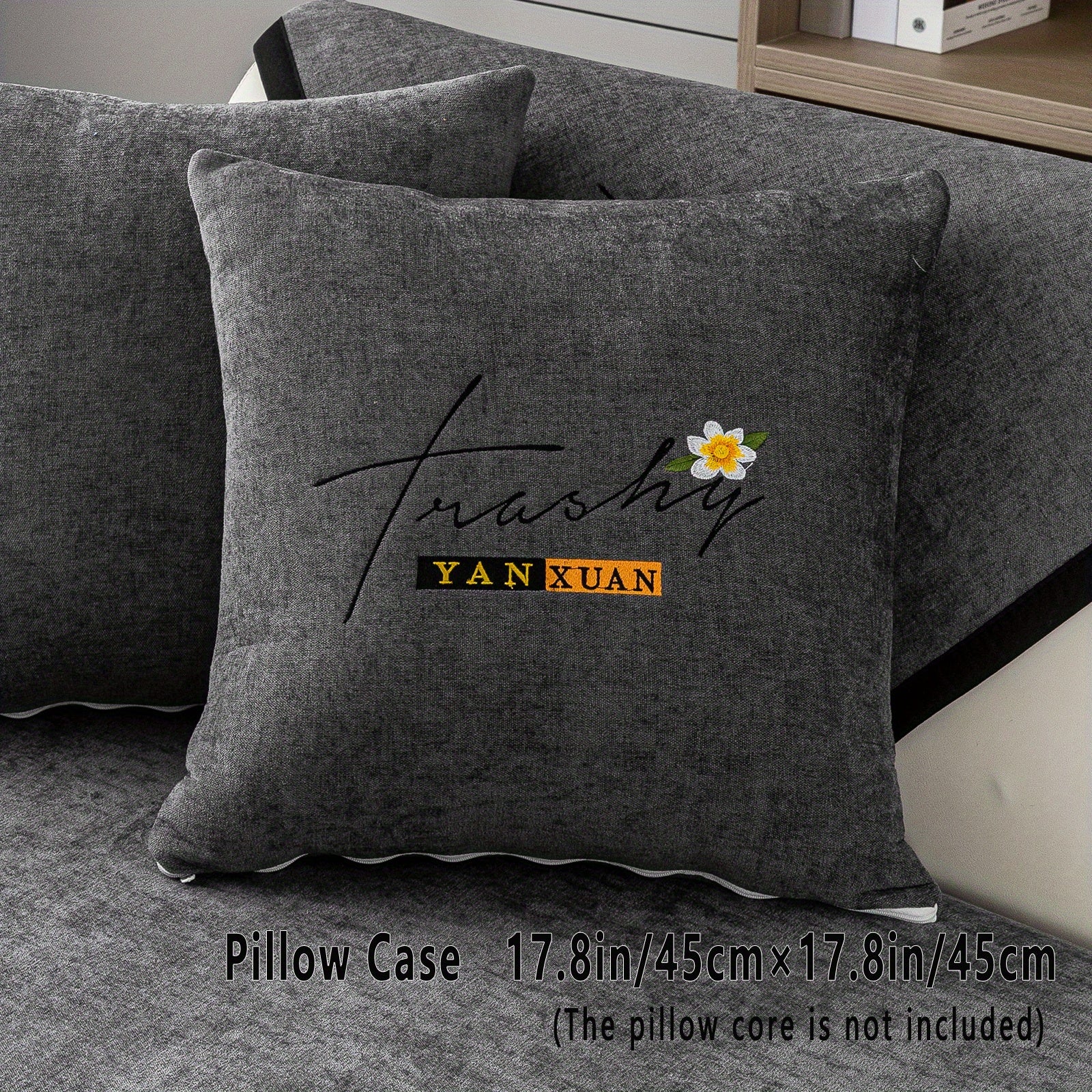 Chenille Sofa Slipcover All Seasons Protects Furniture and Enhances Home Decor