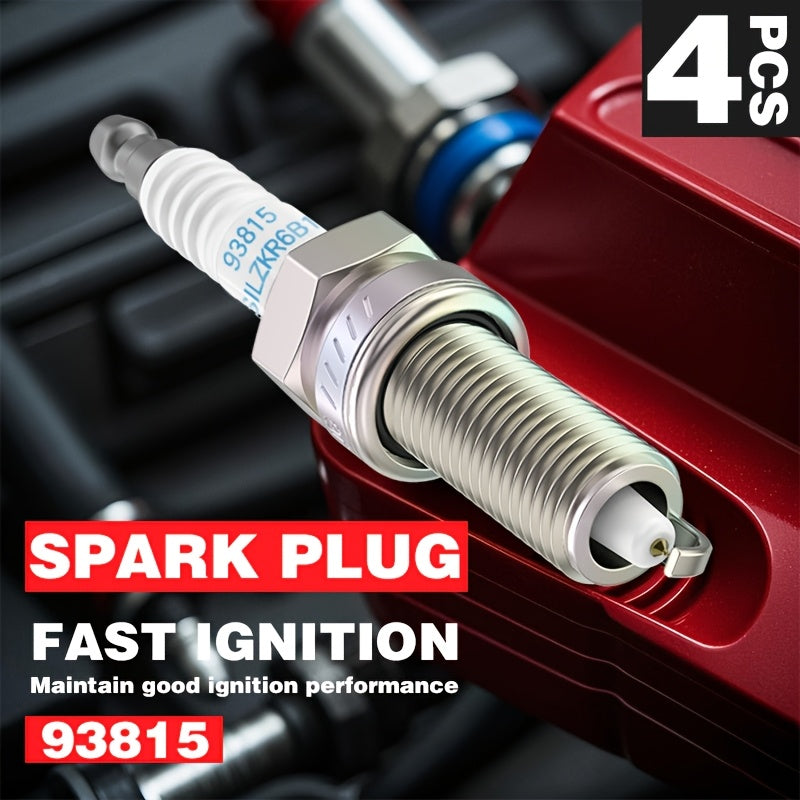 4 Pack Iridium Spark Plugs for Kia and Modern Vehicles