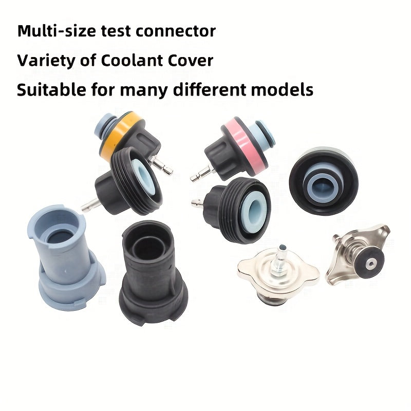 28pcs Car Radiator Leak Detection and Pressure Test Kit for Fluid Checking