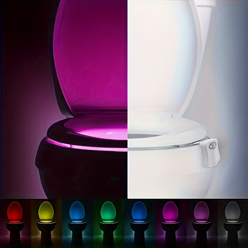 LED Night Light with 8 Color Gradient Button Control Battery Powered