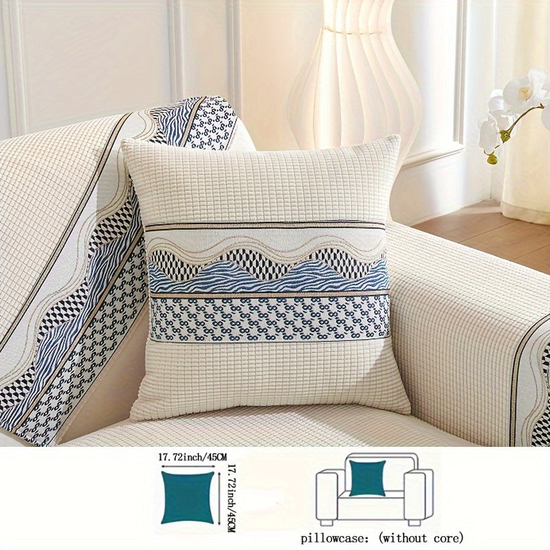 Velvet Sofa Cushion Cover Non-Slip Pet-Friendly All-Season Protecting Armchair Loveseat 3-4 Seater