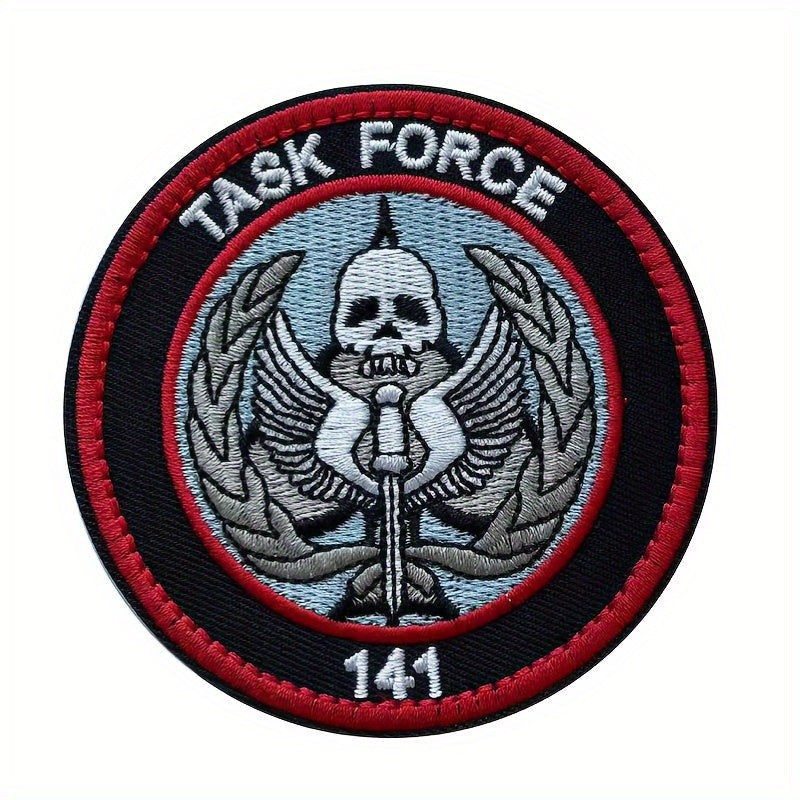 Men's Embroidered Hook and Loop Clothing Patch 1 Pack