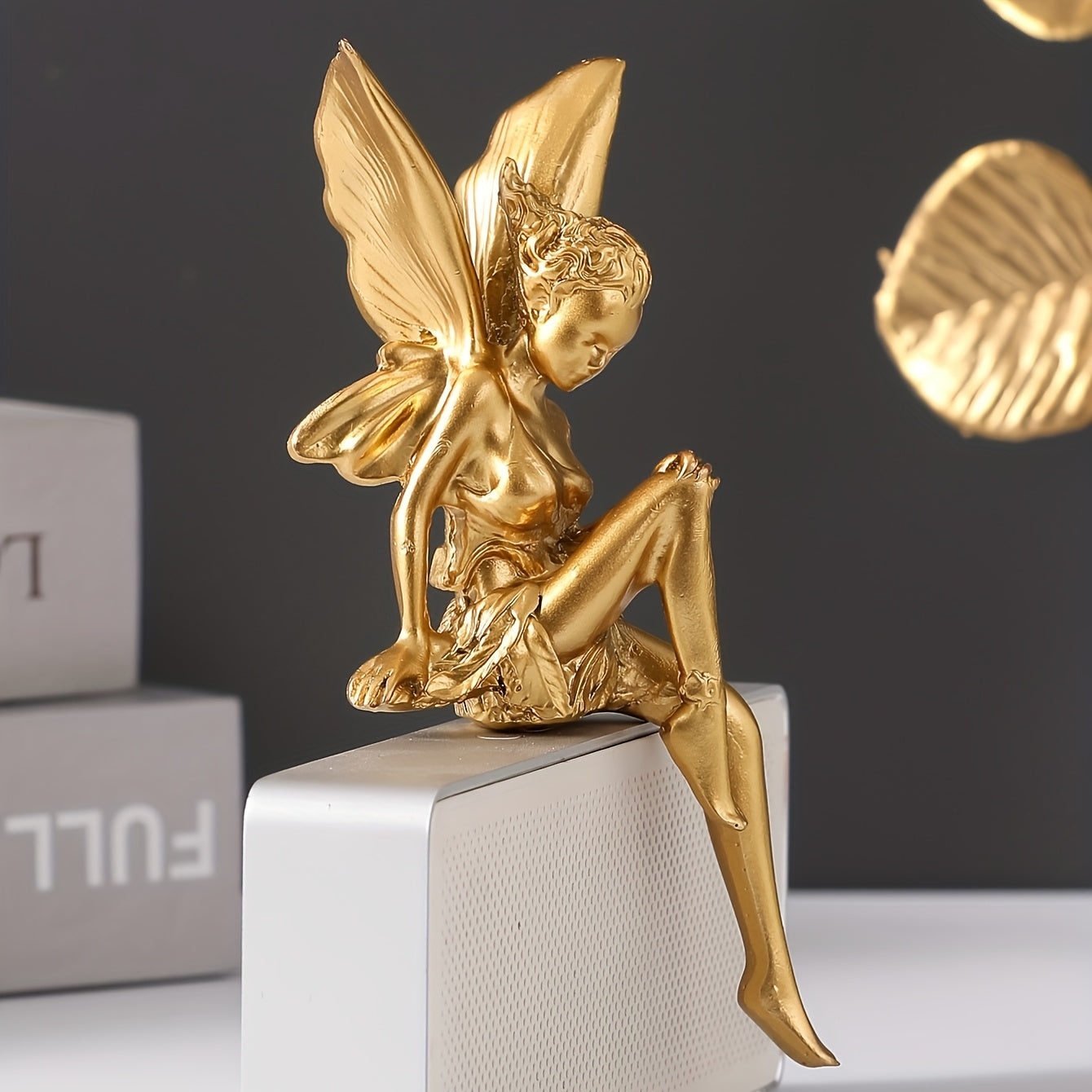 Resin Fairy Desktop Ornament for Home Decor Small Figurine