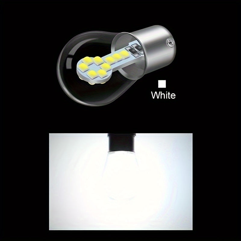 Bombilla de señal de giro y luz de freno para coche LED multicolor 12V de vidrio duradero