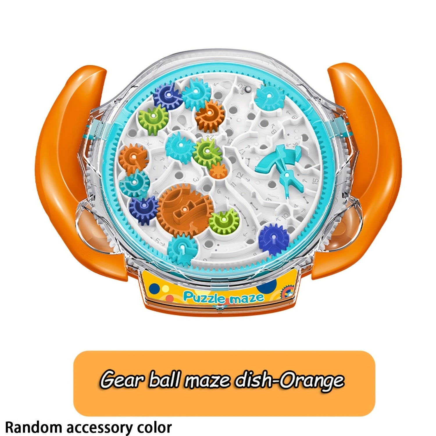 Colorful 3D Gear Maze Puzzle for Kids Educational Toy with Multiple Gears and Traps
