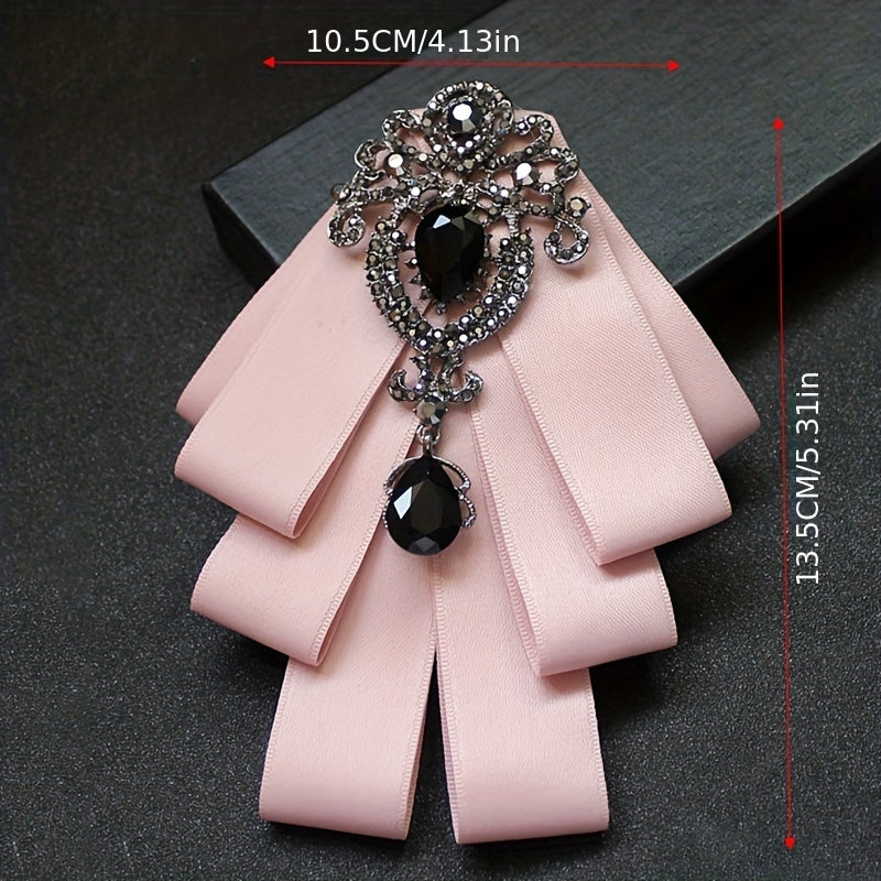 Men's Bow Tie Flower Collar for Wedding Formal Stage Performance