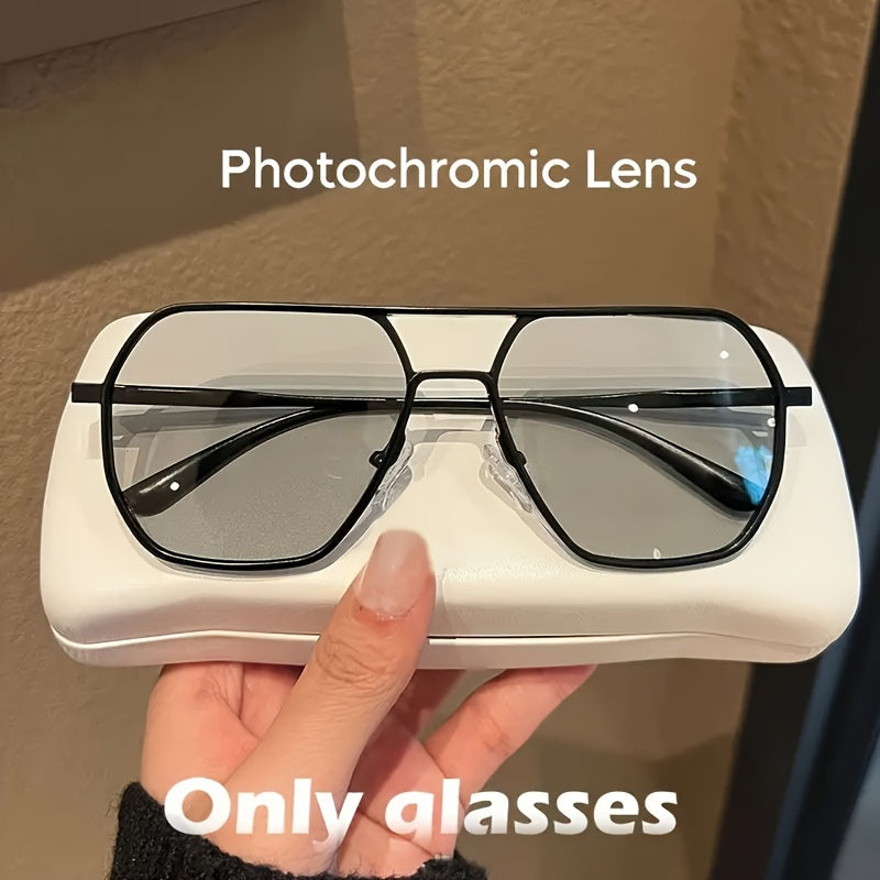 Унисекс фотохромные поляризационные солнцезащитные очки из алюминия и магния для вождения, рыбалки и путешествий