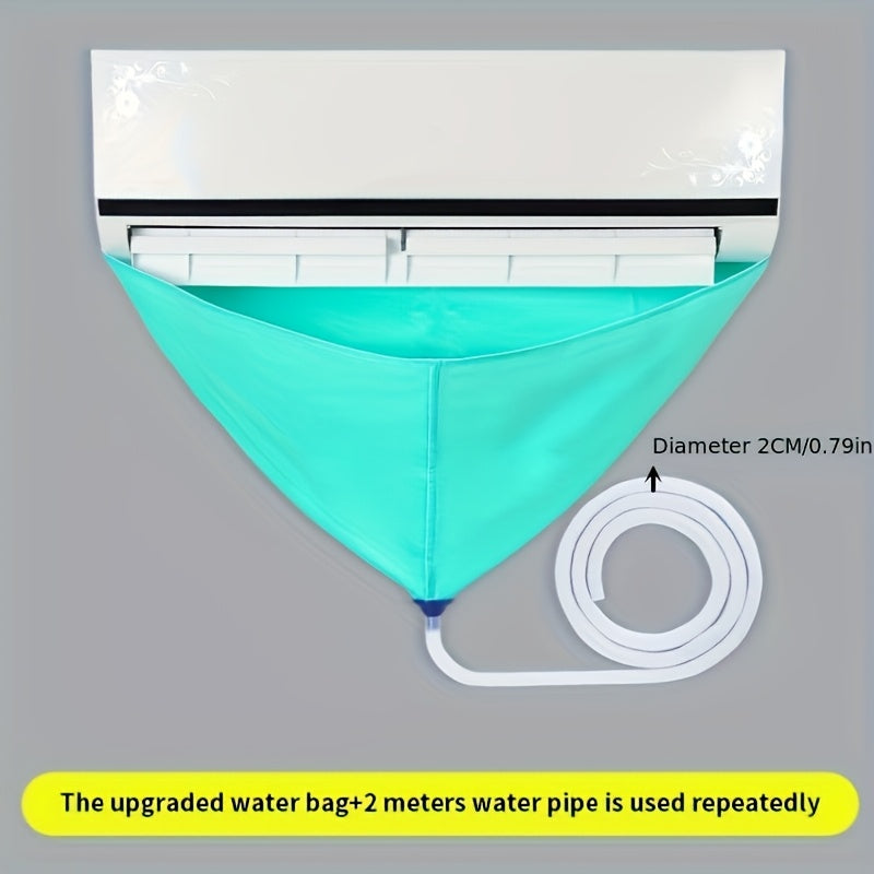 Reusable Waterproof Air Conditioner Cleaning Kit with Maintenance Bag and Drain Hose