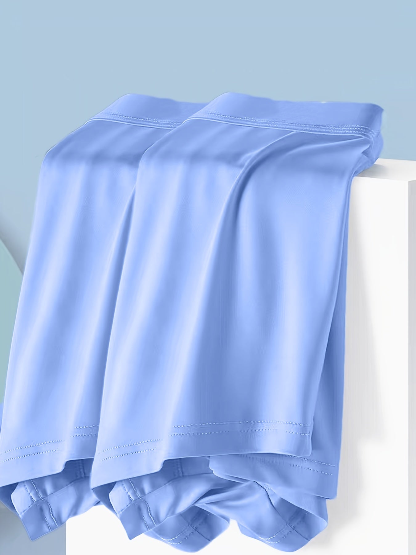 5-Pack Men's Boxer Briefs Solid Color Medium Stretch Knit 88% Polyester 12% Elastane