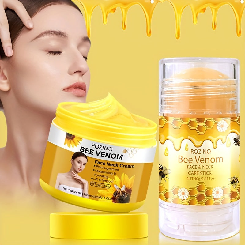 Yuz, bo'yin va ko'krak uchun All Skin All-in-One Qattiqlashtiruvchi Parvarish to'plami, Yorqin Bej