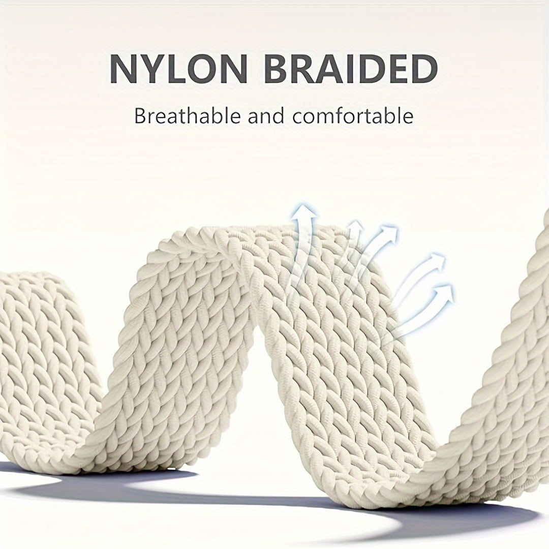 Nylon Smartwatch Band for Samsung Galaxy Watch 4 5 6 7 Classic Active 2 45mm 40mm 44mm 42mm 46mm 43mm 47mm