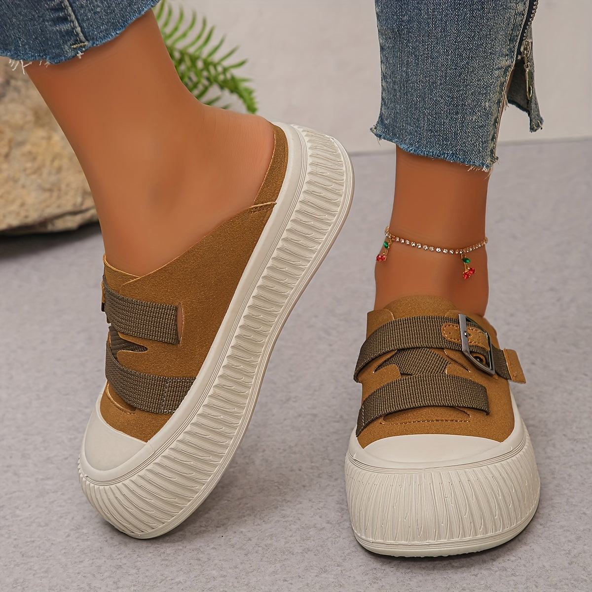 Женские балетки с толстой подошвой для весны и лета